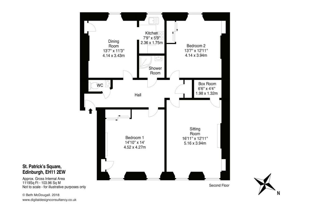 The St Patrick Square Residence 에든버러 외부 사진